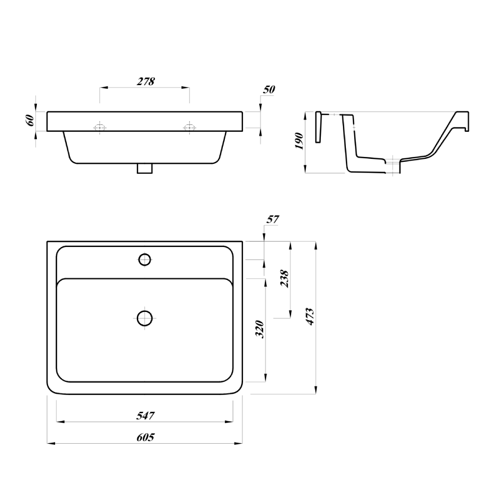 Chelsea Wash Basin with Grey Unit
