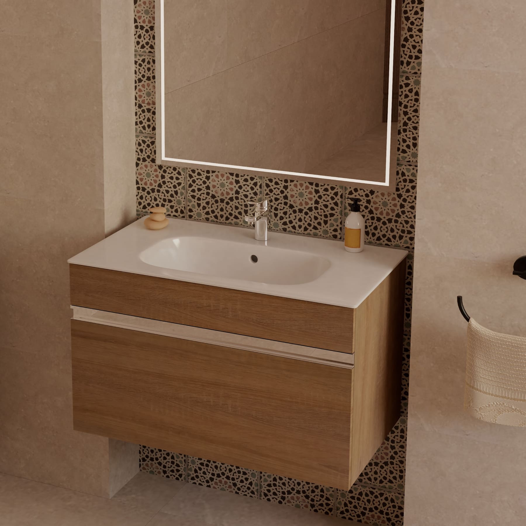 Florence Basin 83cm With Unit